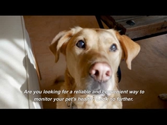 Oxímetro de pulso de palma Monitor de paciente veterinário LCD colorido