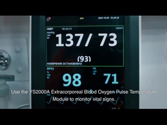 Saturação médica do oxigênio do sangue dos acessórios do monitor paciente que detecta o módulo